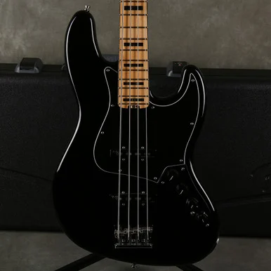 Fender American Elite Jazz Bass - Black w/Hard Case - 2nd Hand (116932)