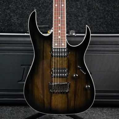 Ibanez RG Prestige RG652LWFX-AGB - Anvil Grey Burst w/Hard Case - 2nd Hand