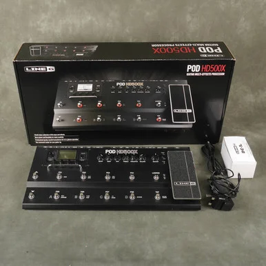 Line 6 HD500X Multi FX Processor w/Box & PSU - 2nd Hand