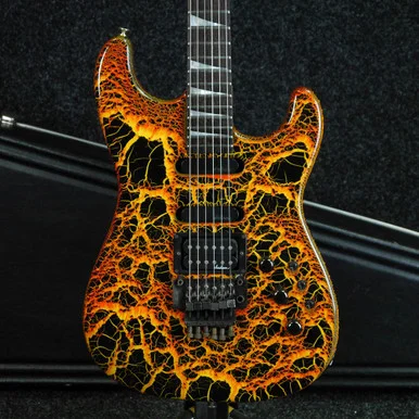Charvel / Jackson Model 4 - Lava Crackle w/Hard Case - 2nd Hand