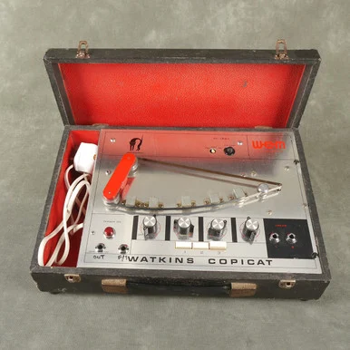 WEM Watkin Copicat Mk4 Tape Echo FX Unit w/Case **COLLECTION ONLY** - 2nd Hand
