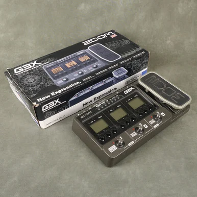 Zoom G3X Guitar Effects and Amp Simulator FX Pedal w/Box - 2nd Hand