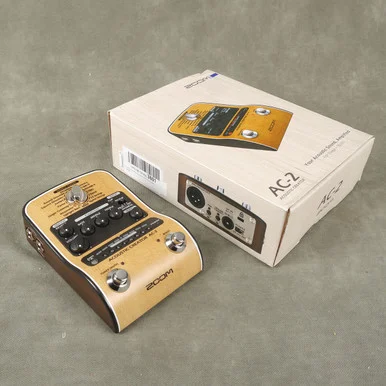 Zoom AC-2 Acoustic Preamp Pedal w/Box - 2nd Hand
