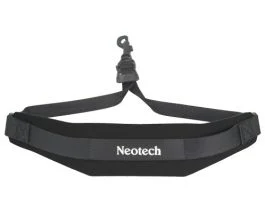 NEOTECH SOFT Sax Strap With Swivel Hook, Extra Long, Black