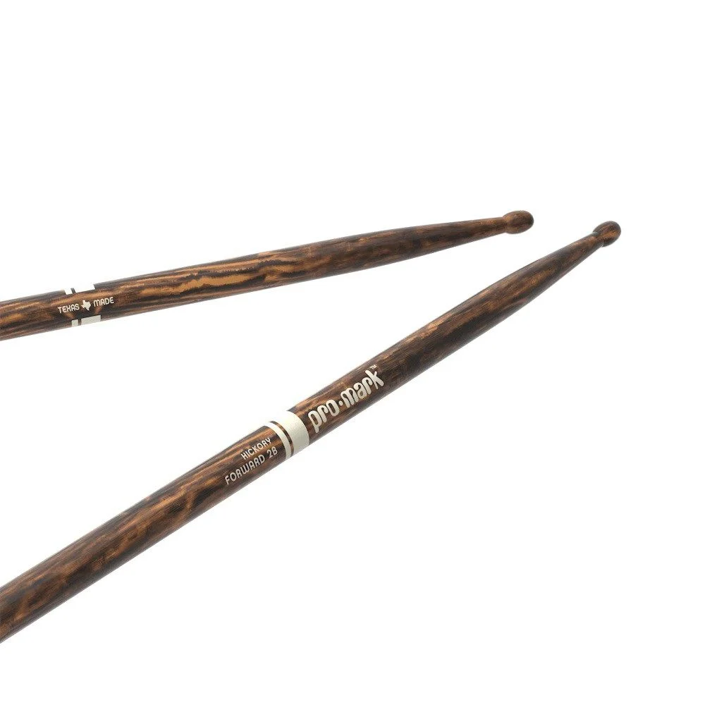 ProMark Classic Forward 2B FireGrain Hickory Drumstick Oval Wood Tip