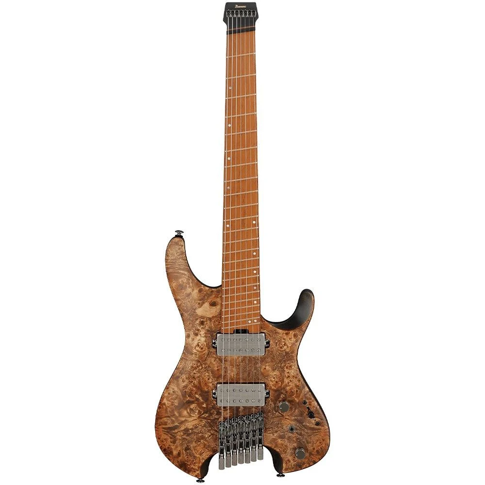 Ibanez QX527PB ABS 7-String Electric Guitar (Antique Brown Stained) inc Gig Bag