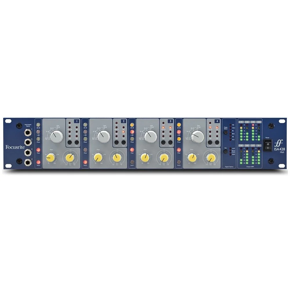 Focusrite ISA428 MKII Four Preamps w/ DI & Heritage Sound