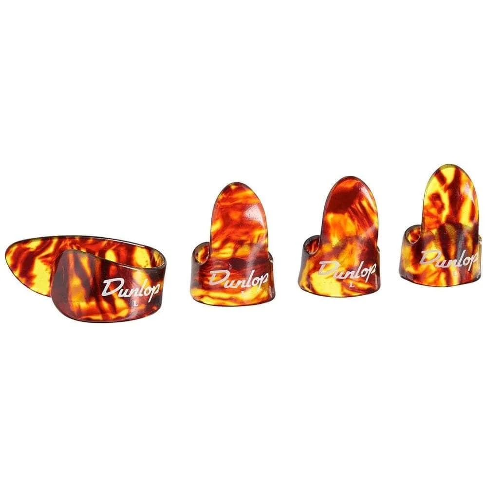 Dunlop Shell 4 Pack Thumb & finger pick large