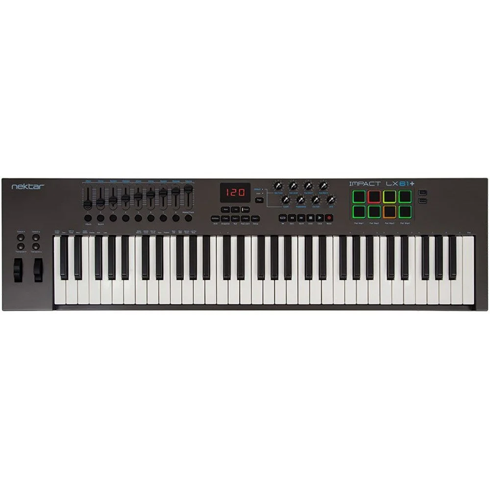 Nektar Impact LX61+ 61-Note USB MIDI Controller Keyboard