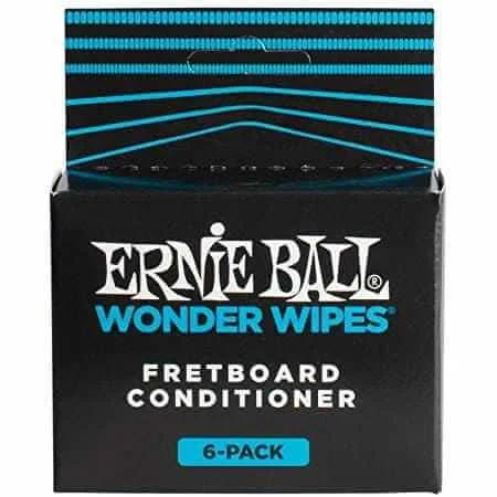 Ernie Ball Wonder Wipes Fretboard Conditioner Pack - 6 Pack