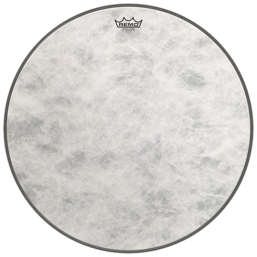Remo P3-1522-FA Powerstroke P3 Fiberskyn Bass Drumhead, 22