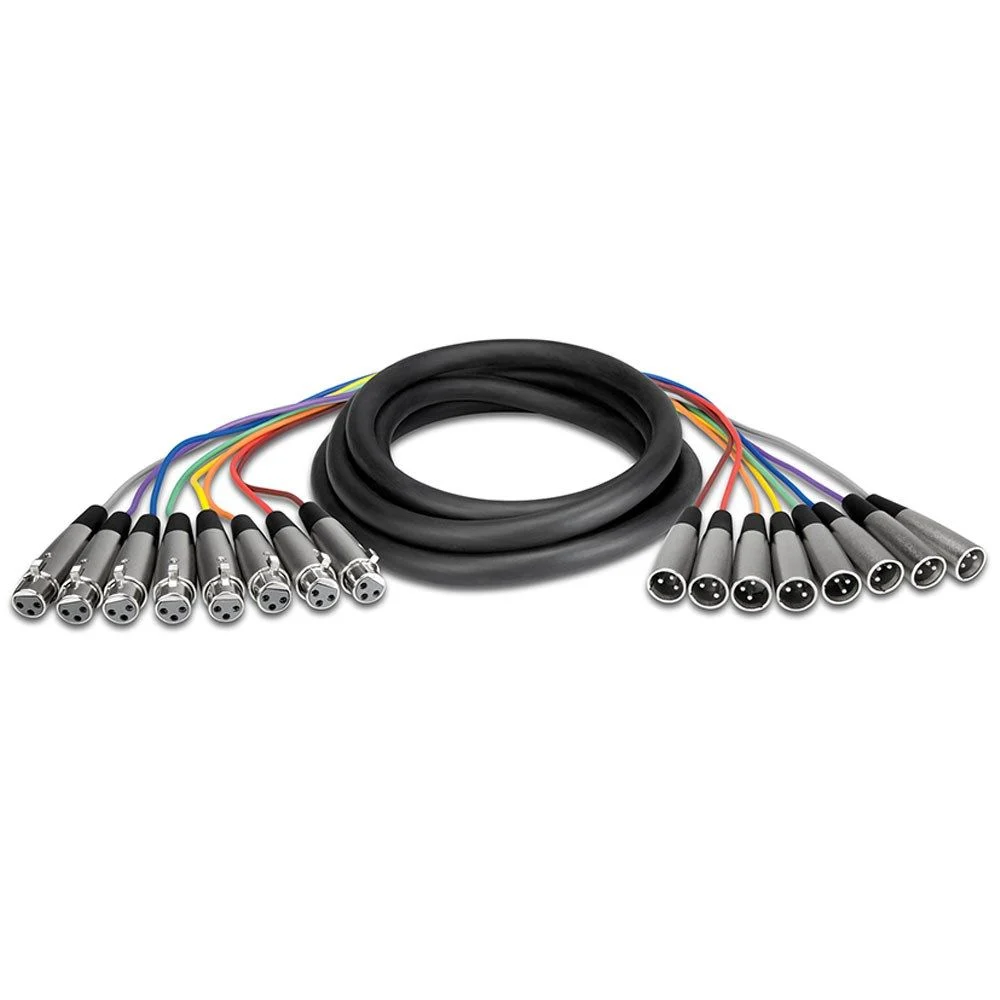 Hosa XLR802 Balanced Snake XLR3F to XLR3M - 2m