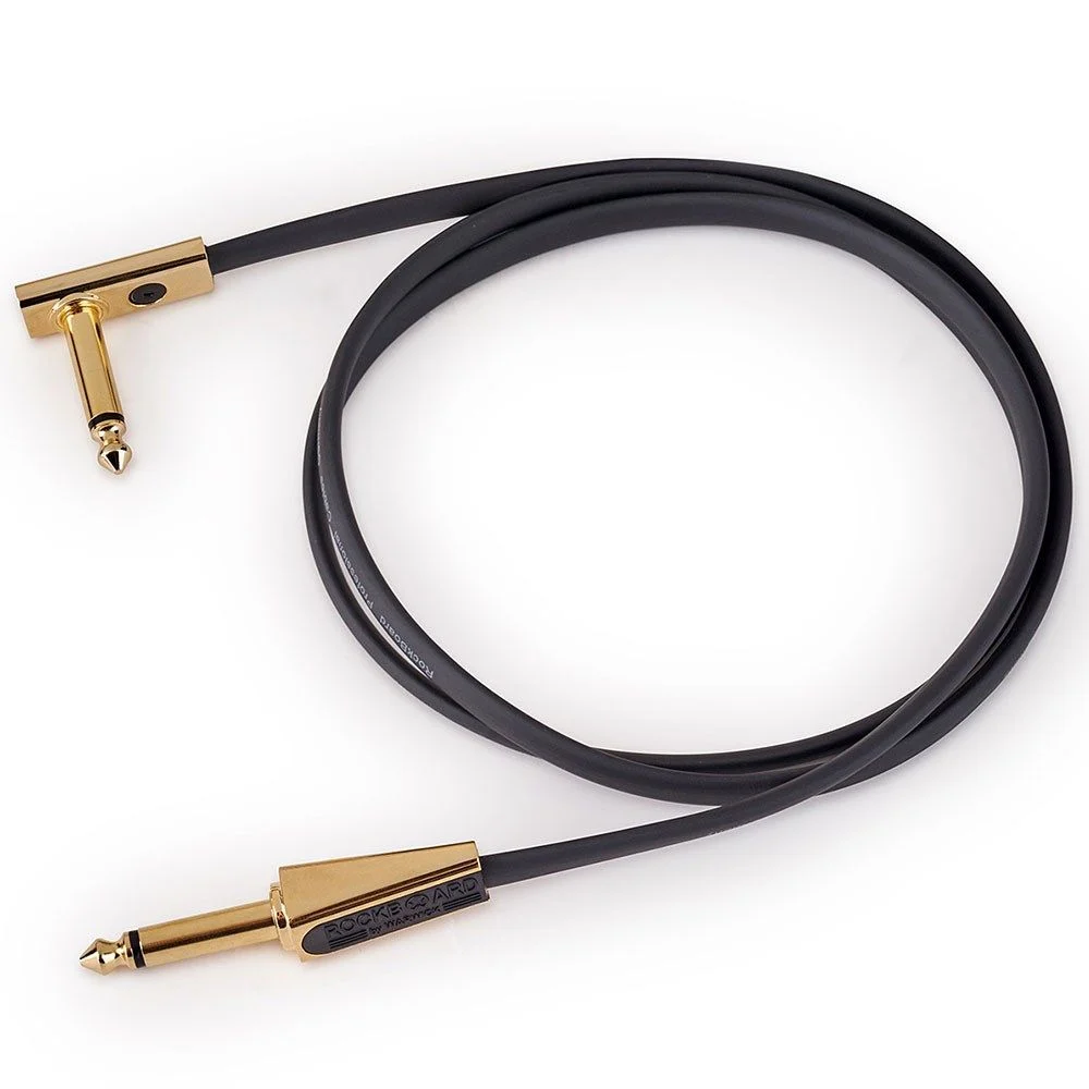 RockBoard Flat Looper/Switcher Connector Cable 100cm Gold