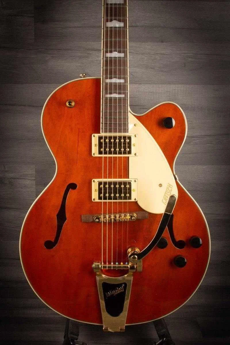Gretsch - G2410TG Streamliner™ Hollow Body Single-Cut with Bigsby and Gold Hardware, Laurel Fingerboard, Single Barrel