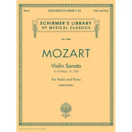 HAL LEONARD WOLFGANG A Mozart Violin Sonata In A Major K526 For Violin & Piano