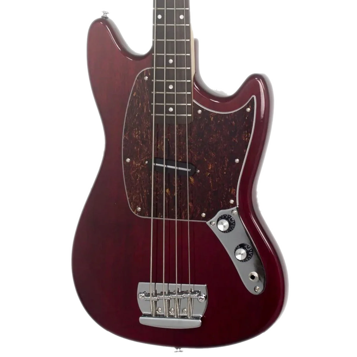Eastwood Warren Ellis Signature Model Bass Guitar - Dark Cherry