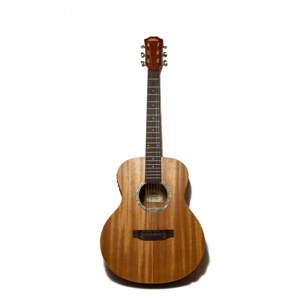 Richtone RT BG2 EQ NA Travel Electro Acoustic Guitar - All Mahogany