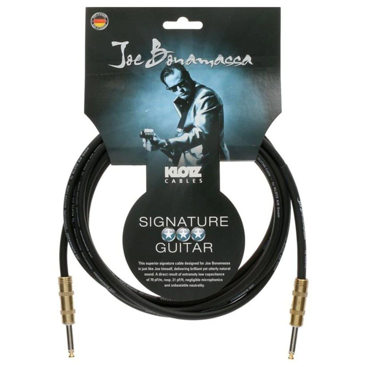 Klotz Joe Bonamassa Guitar Cable3m Jack Cable
