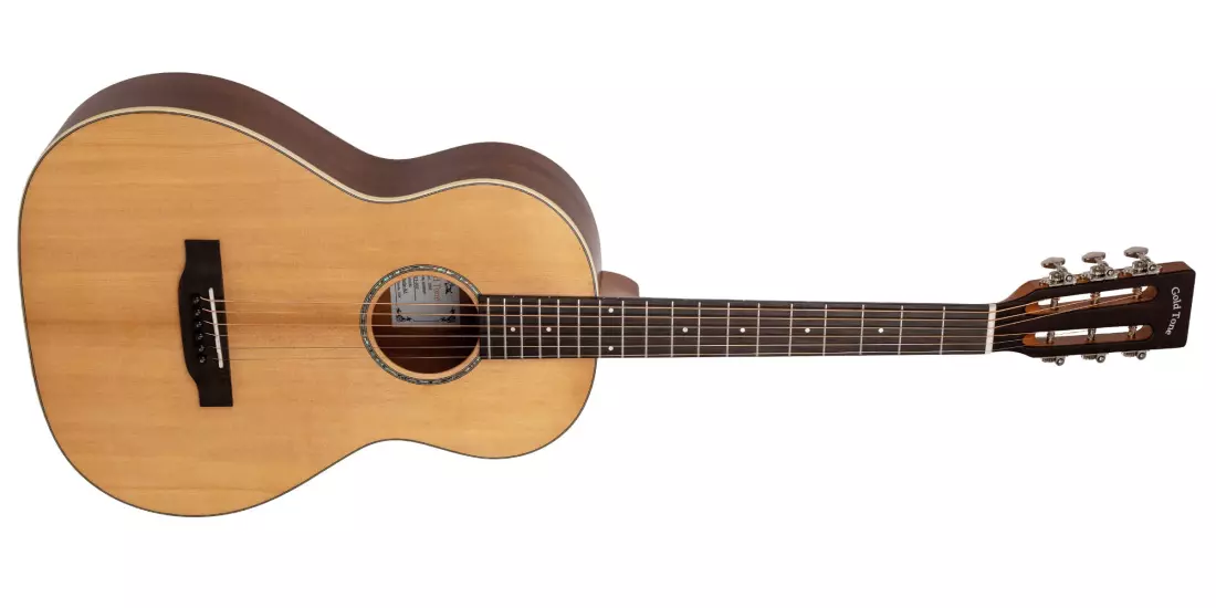 Gold Tone The Parlor All Solid Wood Acoustic/Electric Guitar with Gigbag - Satin Natural GT-PARLOR-NA