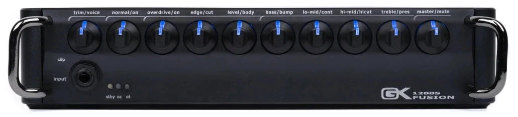 Gallien-Krueger Fusion S Bass Head w/ Tube Pre - 1200 Watts FUSION-S-1200