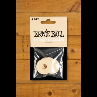 Ernie Ball 4-Pack Strap Blocks - Cream