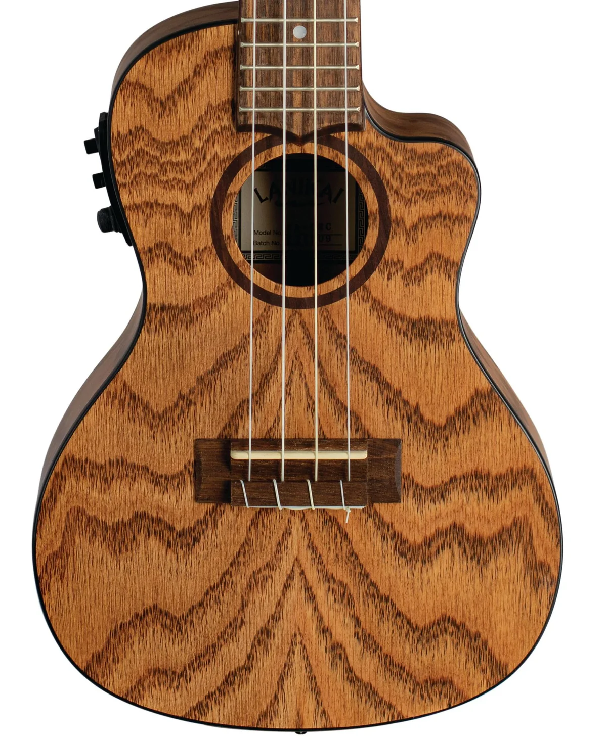 Lanikai OA-CEC Oak Concert Ukulele Electric Natural with Gig Bag