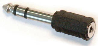 Adaptor -1/8 Female stereo to 1/4 Male stereo