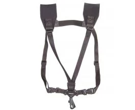 NEOTECH SOFT Saxophone Harness Strap With Swivel Hook, Extra Long, Black