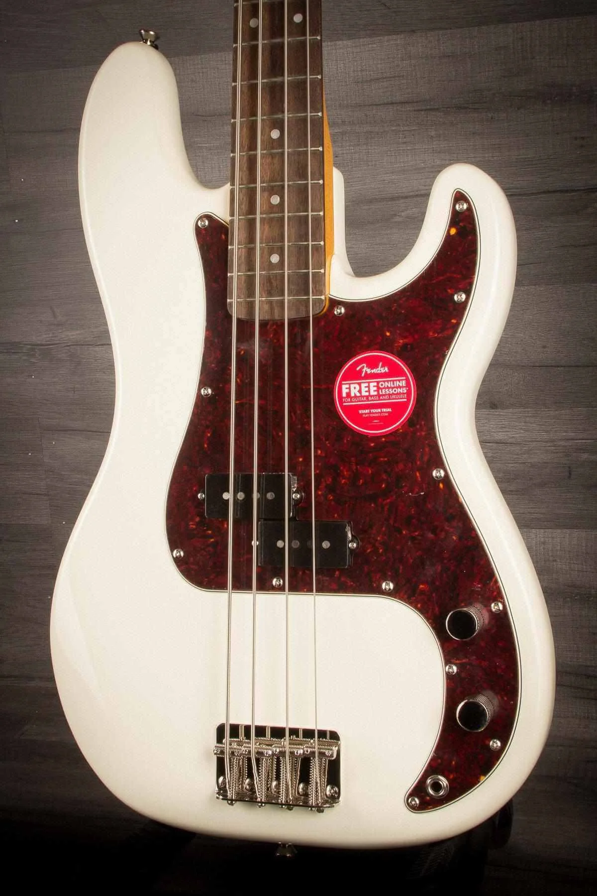 Squier Classic Vibe '60s Precision Bass Guitar - Olympic White