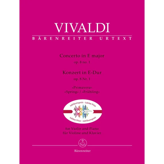 Vivaldi - Concerto in E Major for Violin and Piano