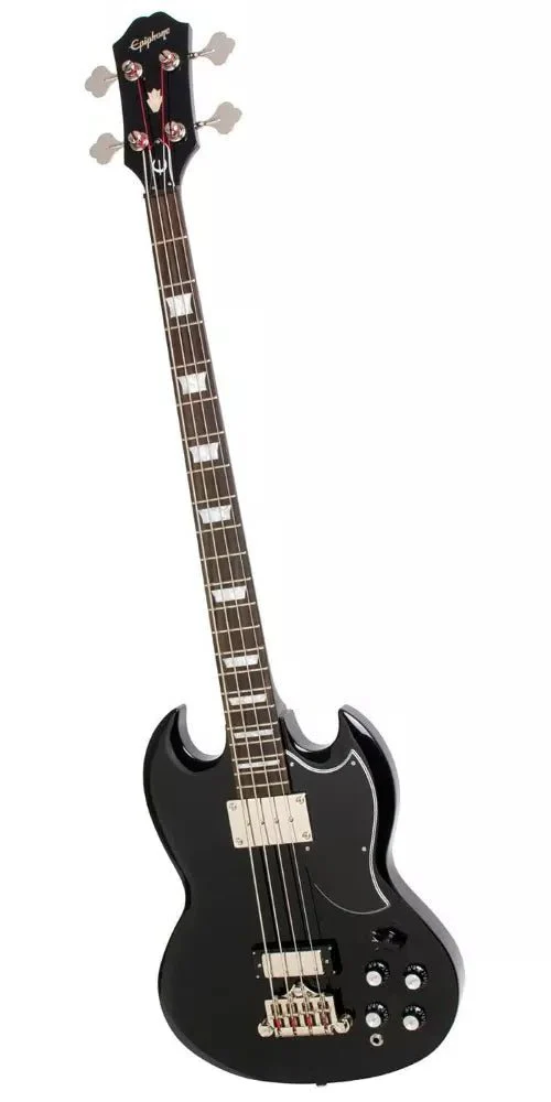 Epiphone EB-3 Bass - Ebony Bass Guitar - EBB3EBCH